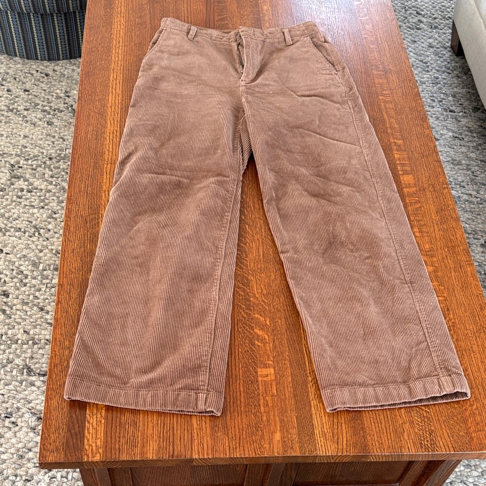 GAP Tan Corduroy Wide-Leg Pants